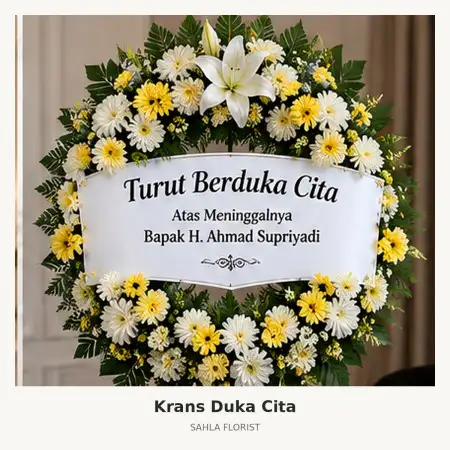 Krans Bunga Duka Bontang